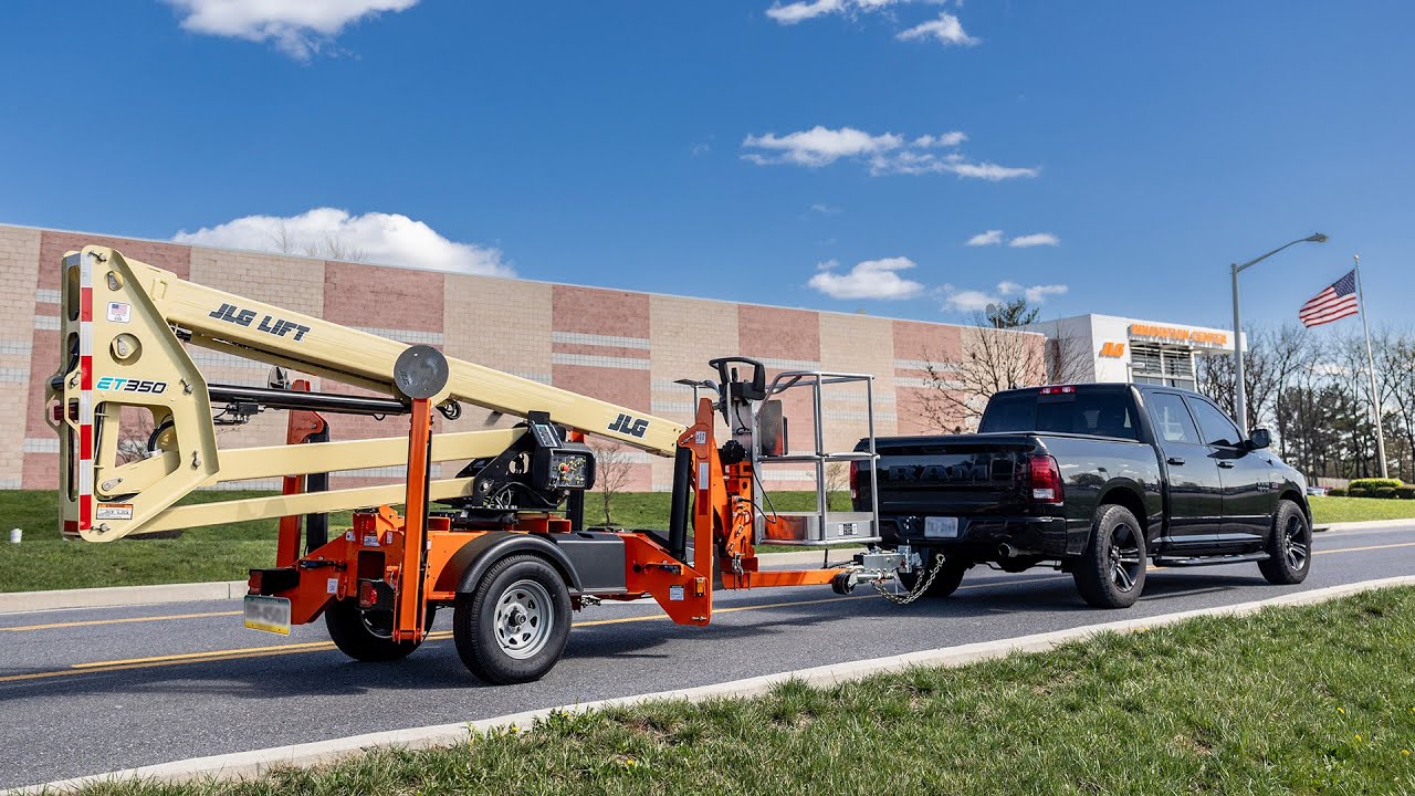BIGGS Trailers towable boom lift trailer rental